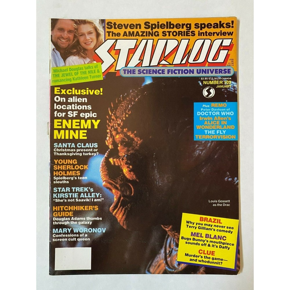 STARLOG #102 - 1986 January Featuring Enemy Mine On Cover VINTAGE